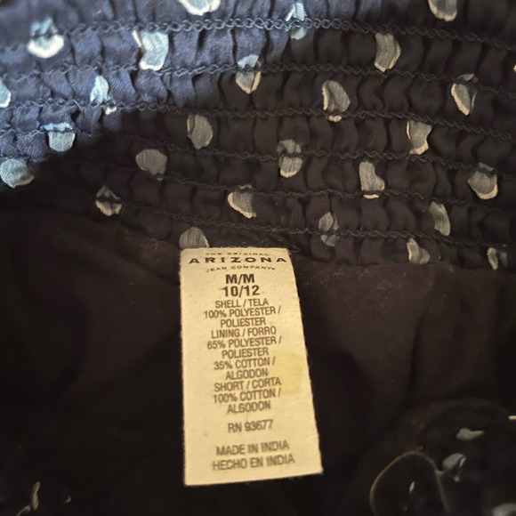 Arizona Jean Company Girl Skort Skirt Polka Dot Ruffle Medium - Picture 3 of 5